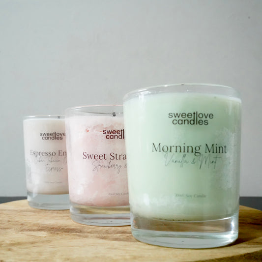 Vela de menta matinal