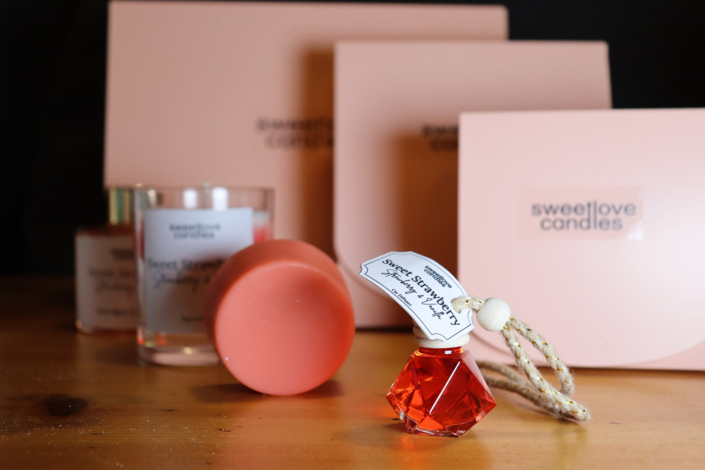 Coffret cadeau fraise sucrée