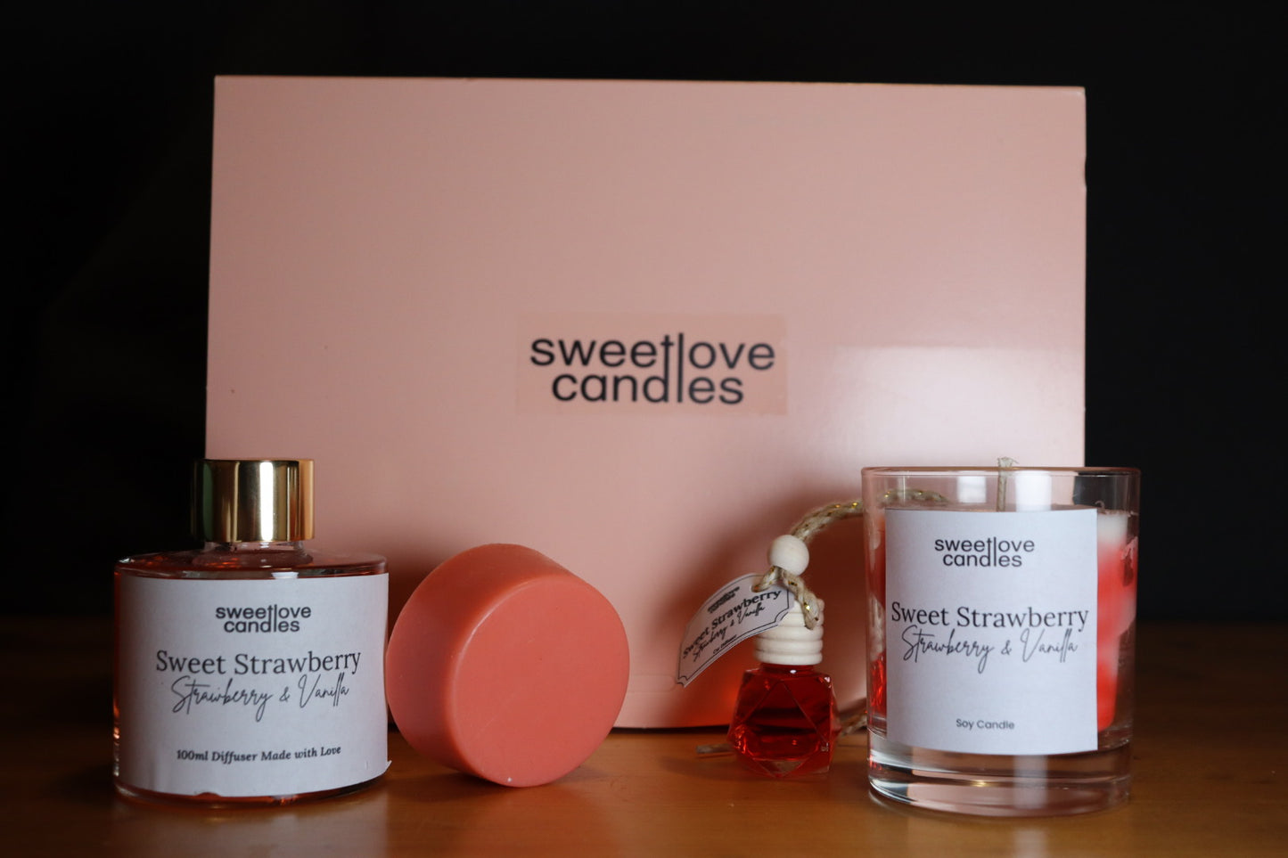 Coffret cadeau fraise sucrée