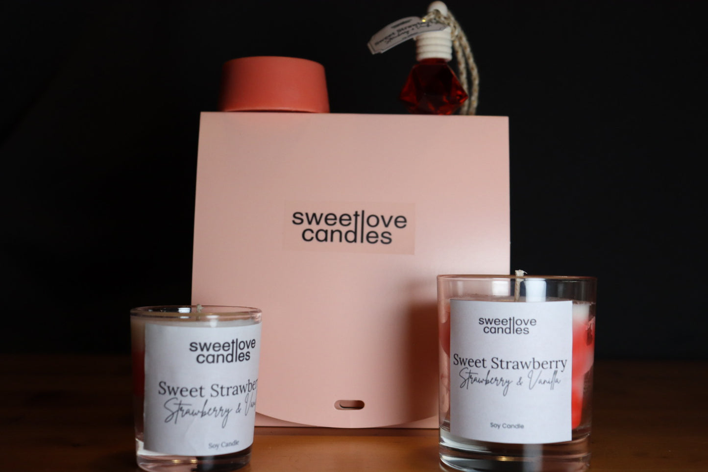Coffret cadeau fraise sucrée